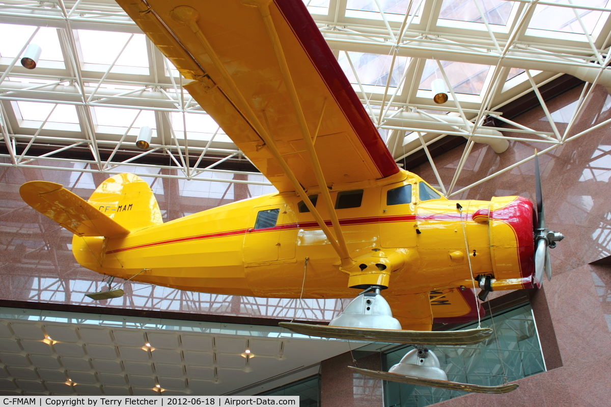 C-FMAM, 1944 Noorduyn Norseman V C/N N29-26, Hangsfrom the ceiling of the Suncor Energy Centre in Downtown Calgary