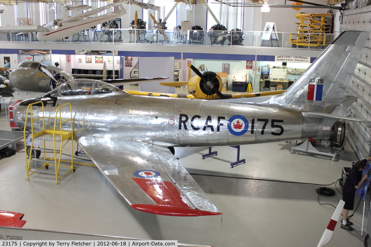 23175, North American F-86A Sabre C/N 151-38433, At AeroSpace Museum of Calgary