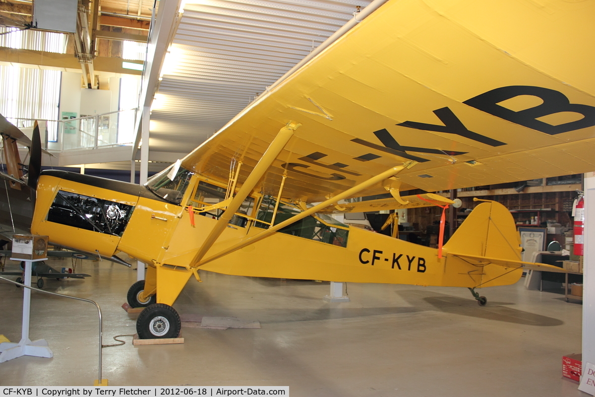 CF-KYB, Auster T.7 C/N 145ES, At AeroSpace Museum of Calgary