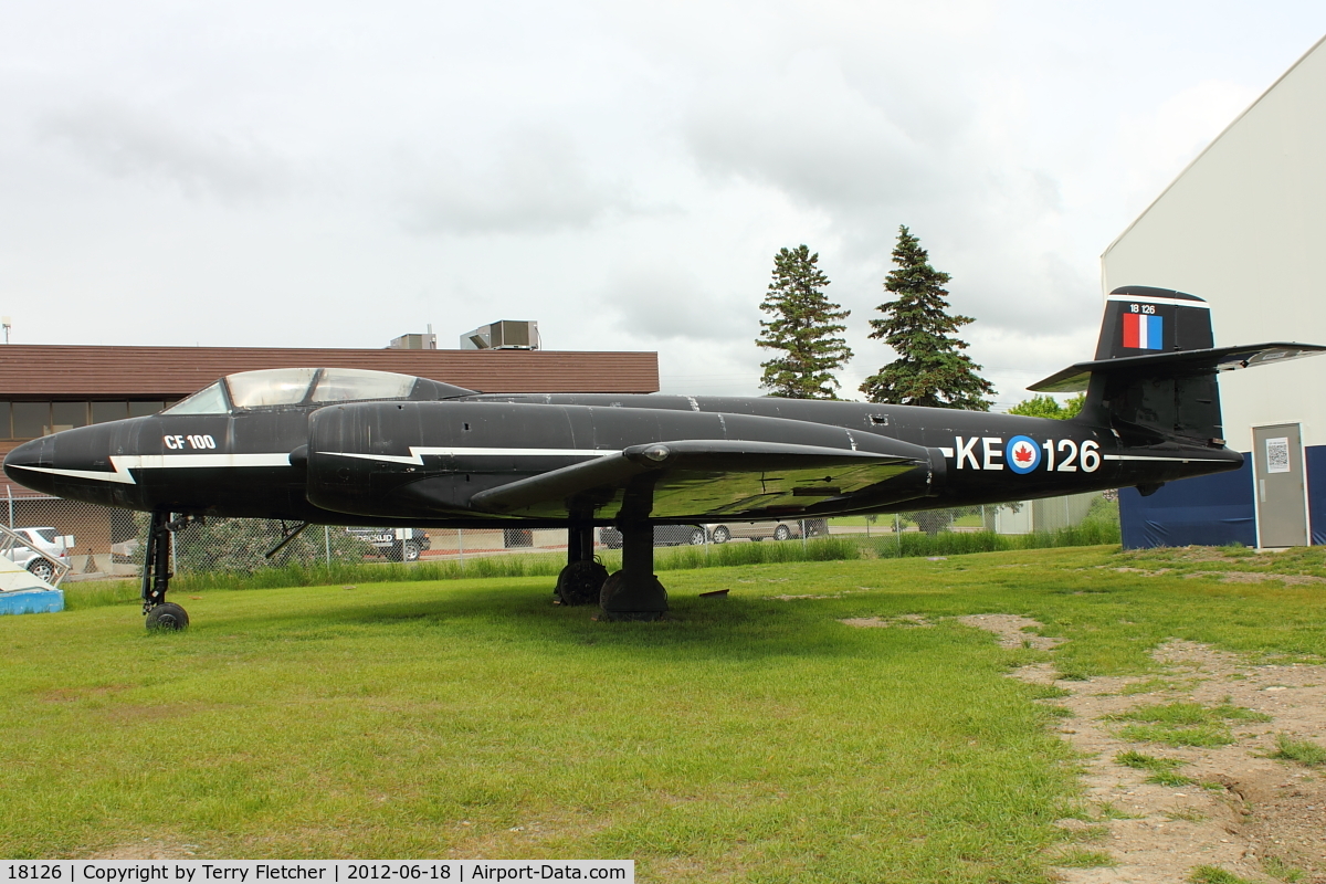 18126, Avro Canada CF-100 Canuck Mk3D C/N 026, At AeroSpace Museum of Calgary
