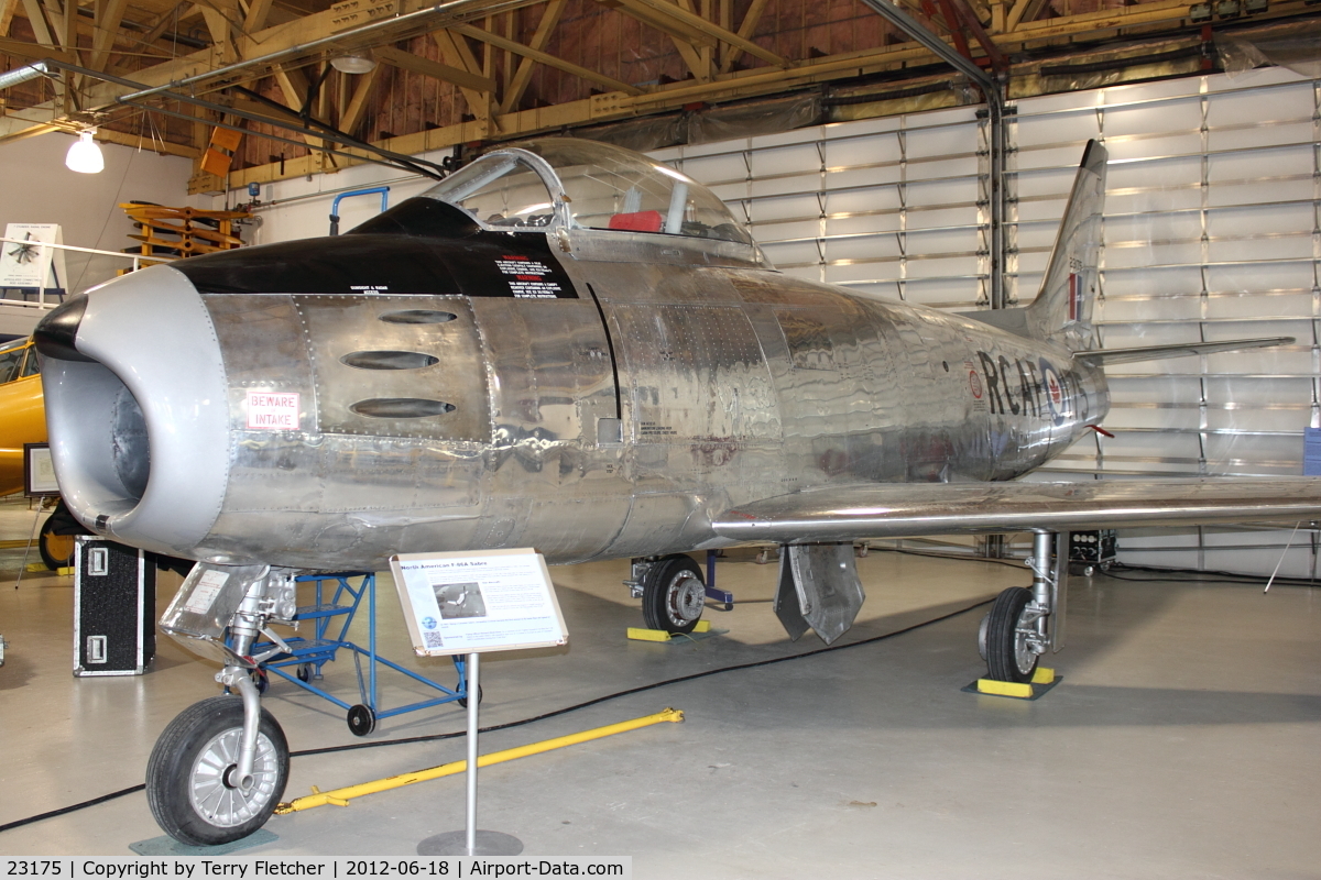 23175, North American F-86A Sabre C/N 151-38433, At Aero Space Museum of Calgary