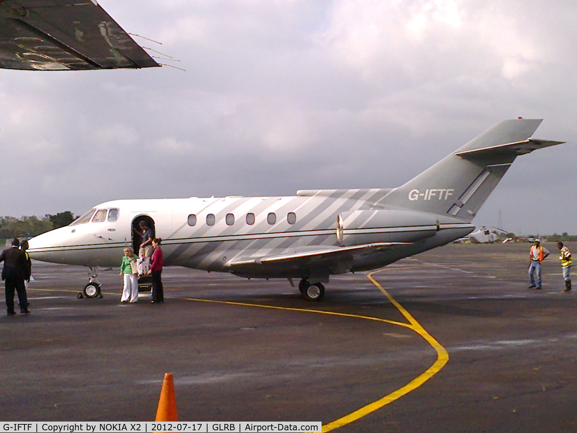 G-IFTF, 1985 British Aerospace BAe.125-800B C/N 258021, MONROVIA, LIBERIA