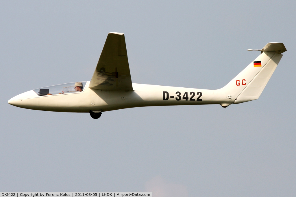 D-3422, 1972 PZL-Bielsko SZD-36A Cobra 15 C/N W-569, Dunakeszi