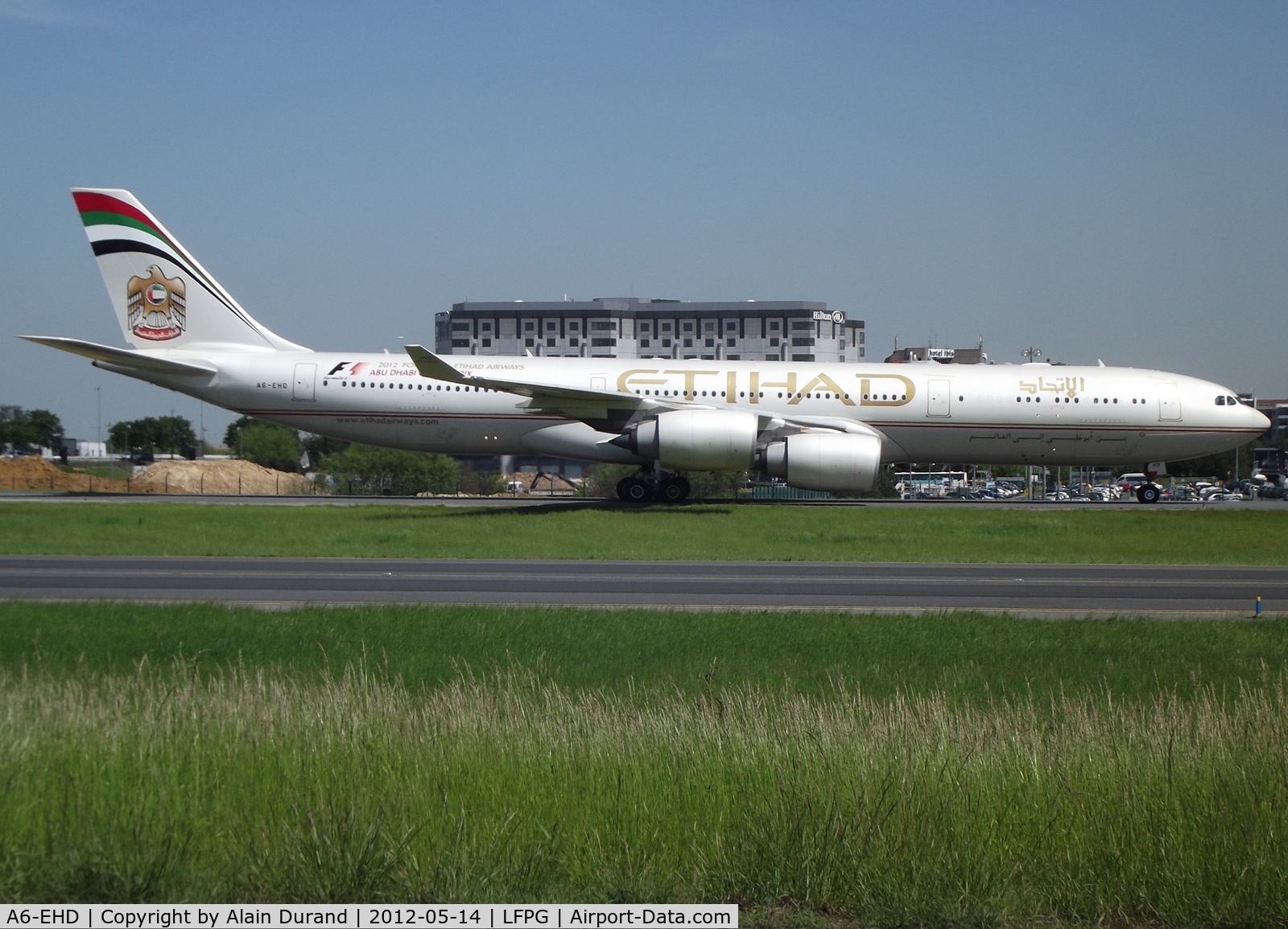 A6-EHD, 2006 Airbus A340-541 C/N 783, Leased by UTHL, Hotel-Delta is one of four A345s in Etihad's fleet inventory.