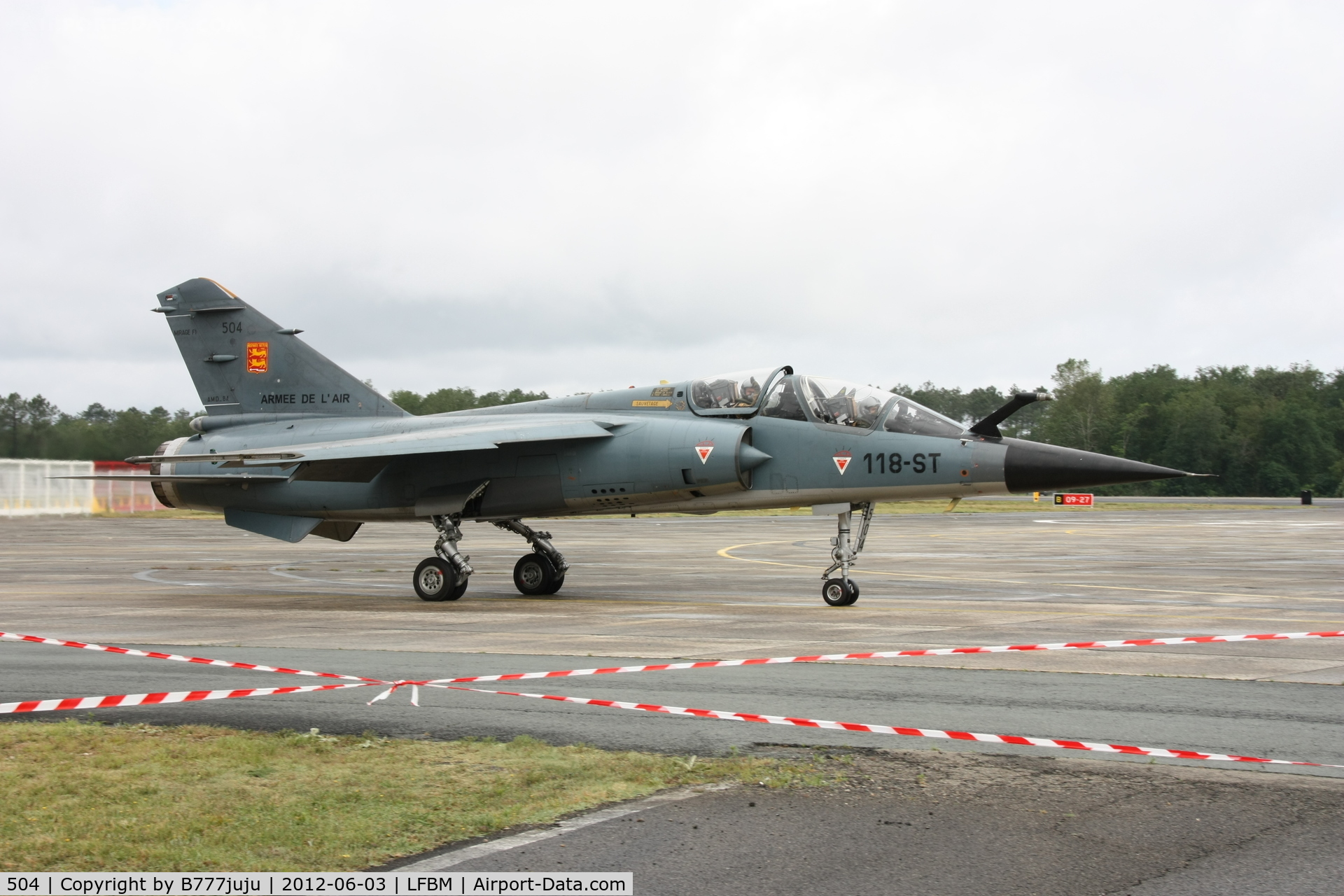 504, Dassault Mirage F.1B C/N 504, at Mont de Marsan