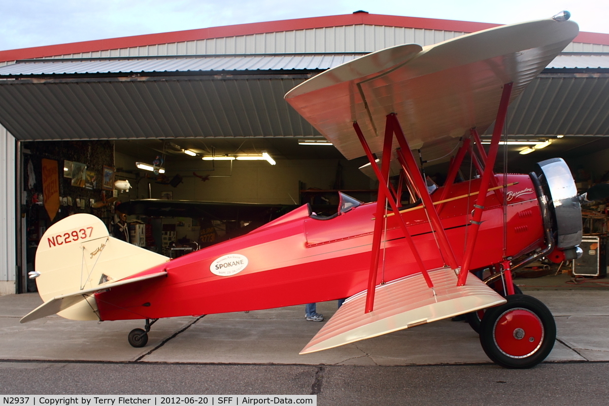 N2937, 1927 Travel Air 2000 C/N 185, 1927 Travel Air 2000, c/n: 185 at Spokane Felts Field