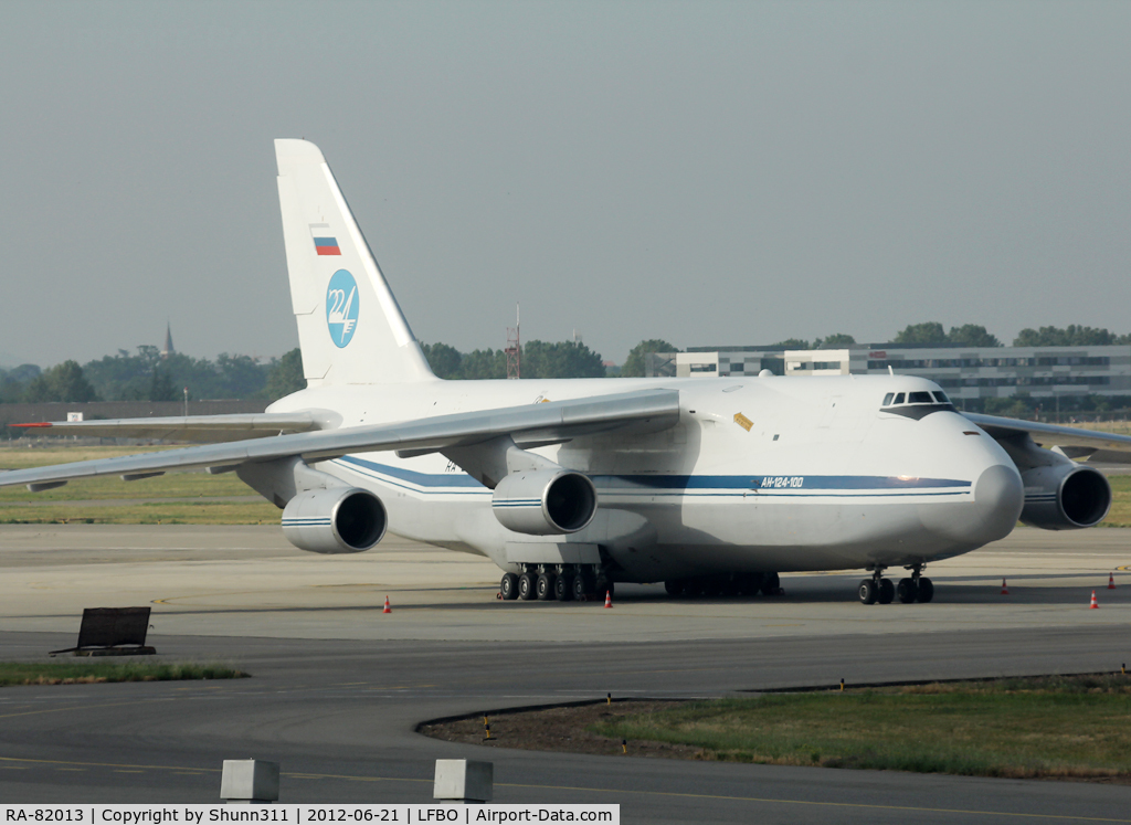 RA-82013, 1987 Antonov An-124-100 Ruslan C/N 9773053732033, Parked at Cargo area...