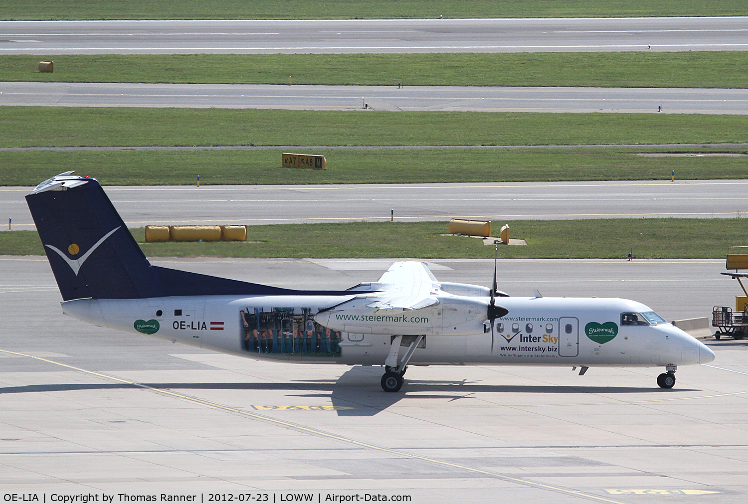 OE-LIA, 1997 De Havilland Canada DHC-8-314 Dash 8 C/N 505, Intersky DHC 8