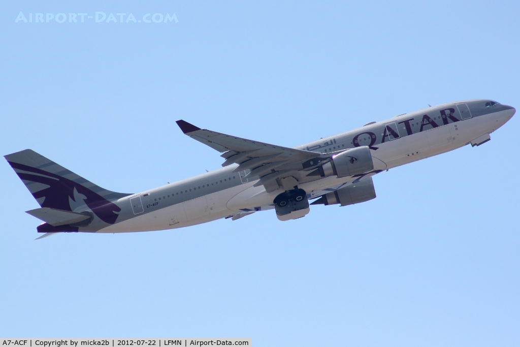 A7-ACF, 2004 Airbus A330-202 C/N 638, Take off in 22R for Doha
