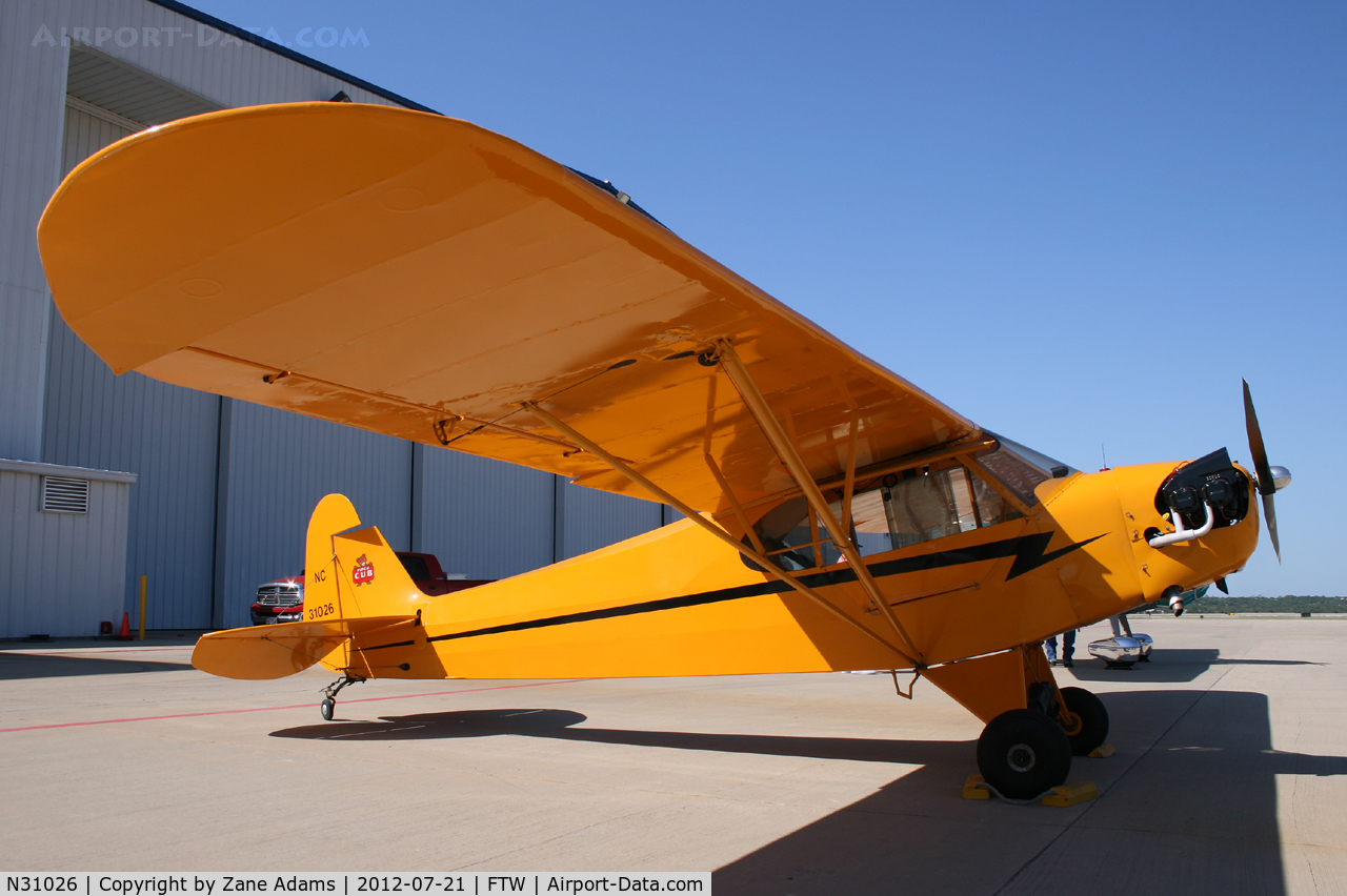 N31026, 1941 Piper J3C-65 Cub C/N 5264, At the 2012 Meacham Field open house