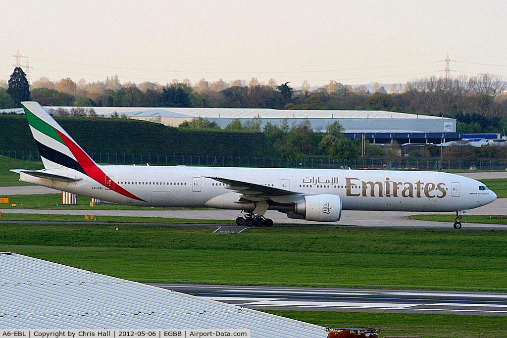 A6-EBL, 2006 Boeing 777-31H/ER C/N 32709, Emirates