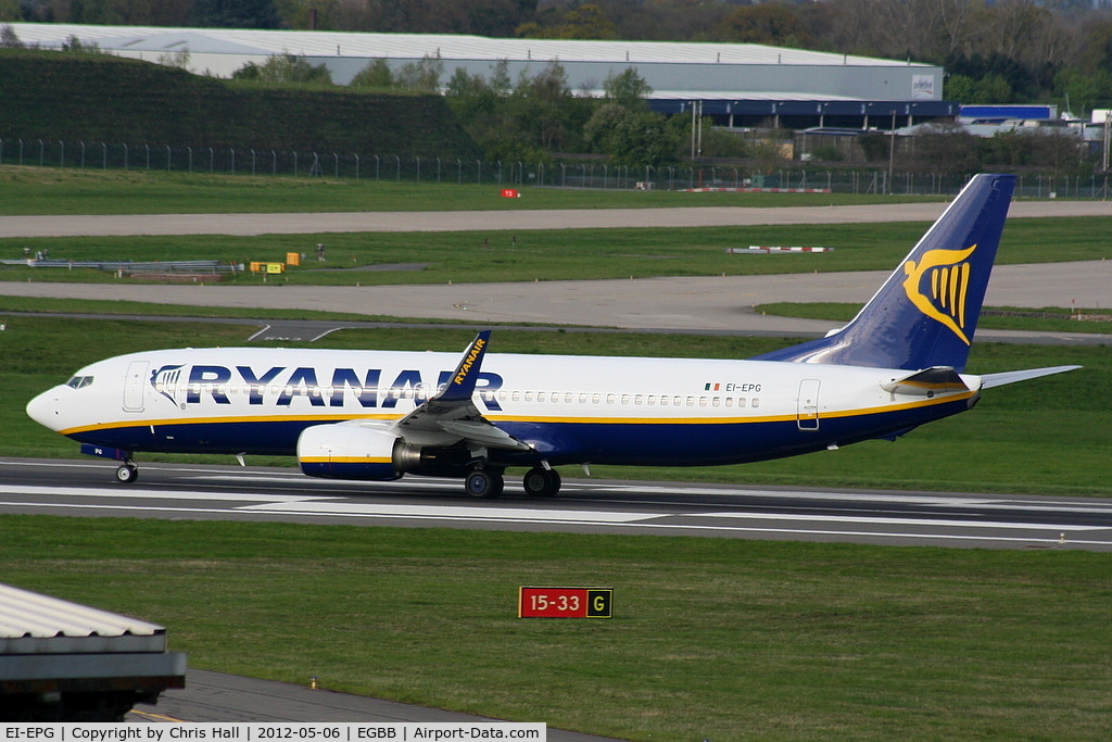 EI-EPG, 2011 Boeing 737-8AS C/N 34985, Ryanair