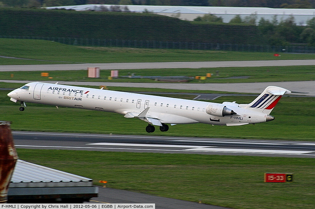 F-HMLI, 2011 Bombardier CRJ-1000EL NG (CL-600-2E25) C/N 19014, Brit Air