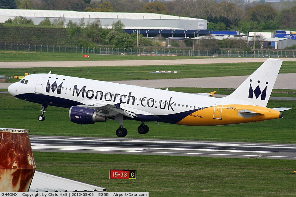 G-MONX, 1992 Airbus A320-212 C/N 392, Monarch
