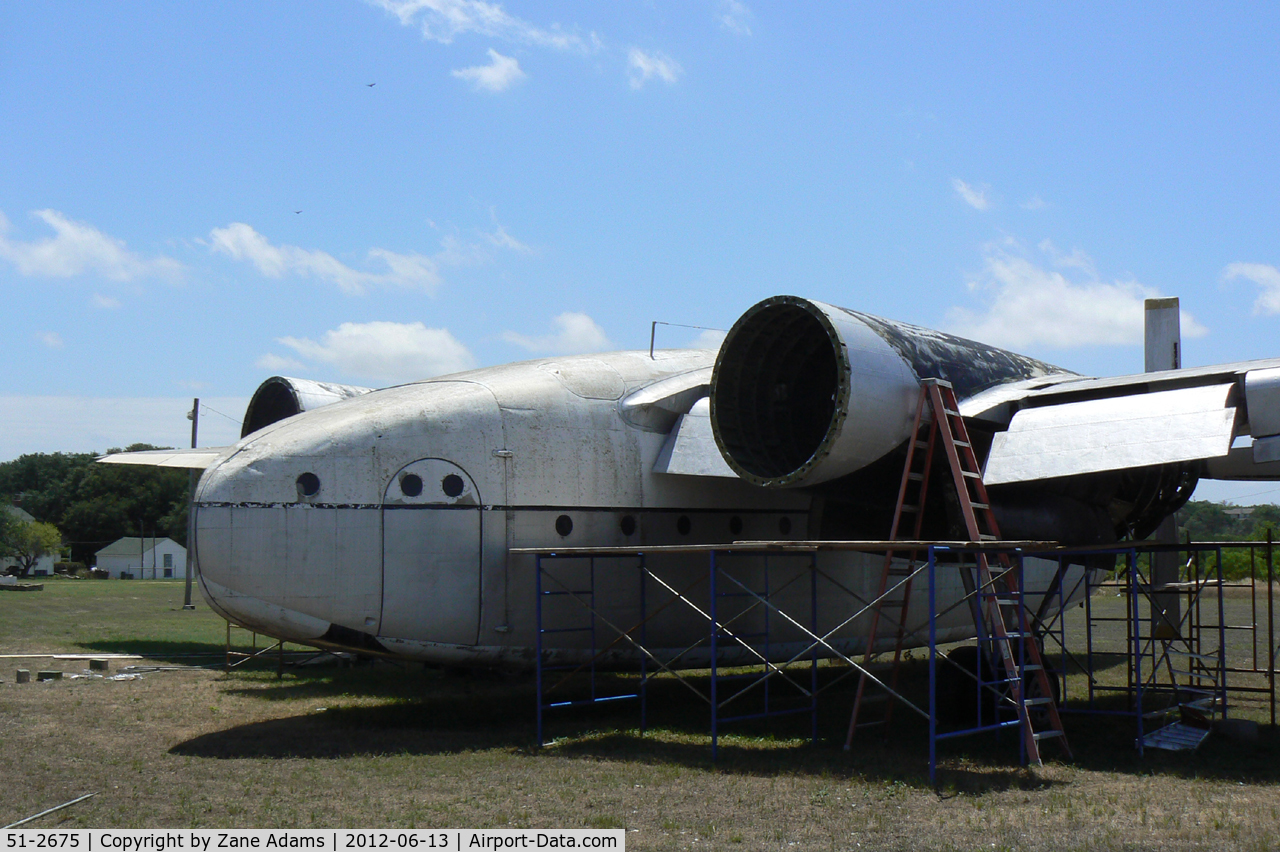 51-2675, 1951 Fairchild C-119G Flying Boxcar C/N 10664, Former Pate Museum C-119 being prepared to be moved. Plan is that she will be displayed in Granbury, TX