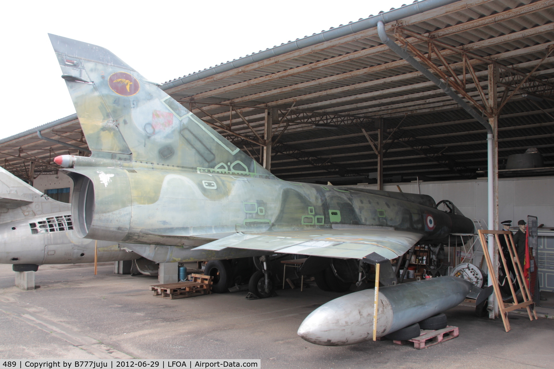 489, Dassault Mirage IIIE C/N 489, on restoration