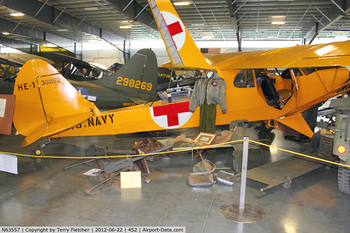 N63557, Piper AE-1 C/N 5-1465, at Western Antique Aeroplane and Automobile Museum at Hood River, Oregon