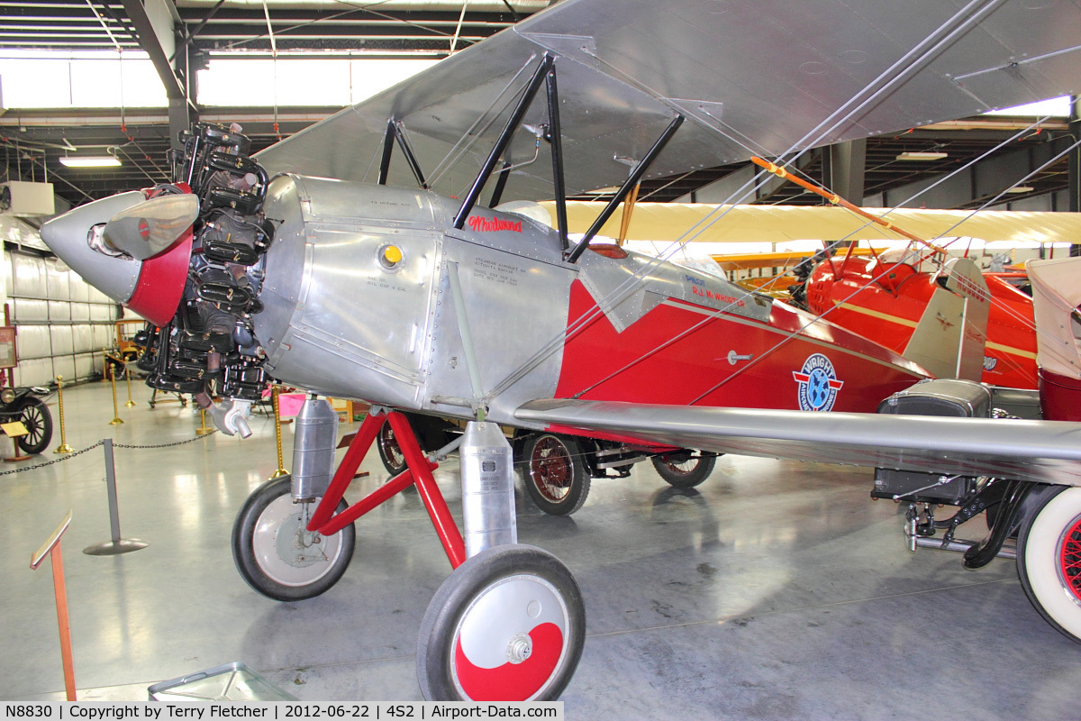 N8830, 1928 Stearman C3-B Sport Commercial C/N 244, at Western Antique Aeroplane and Automobile Museum at Hood River, Oregon