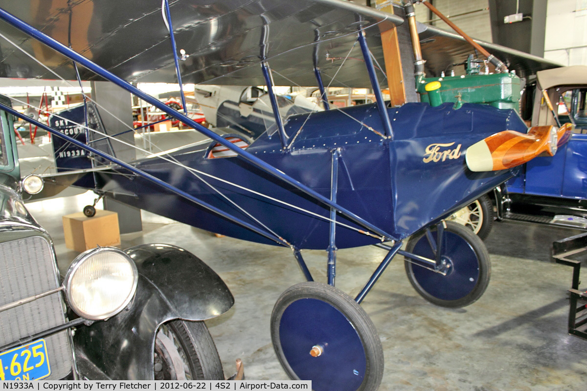 N1933A, Pietenpol Sky Scout C/N 007, At Western Antique Aeroplane & Automobile Museum in Hood River , Oregon