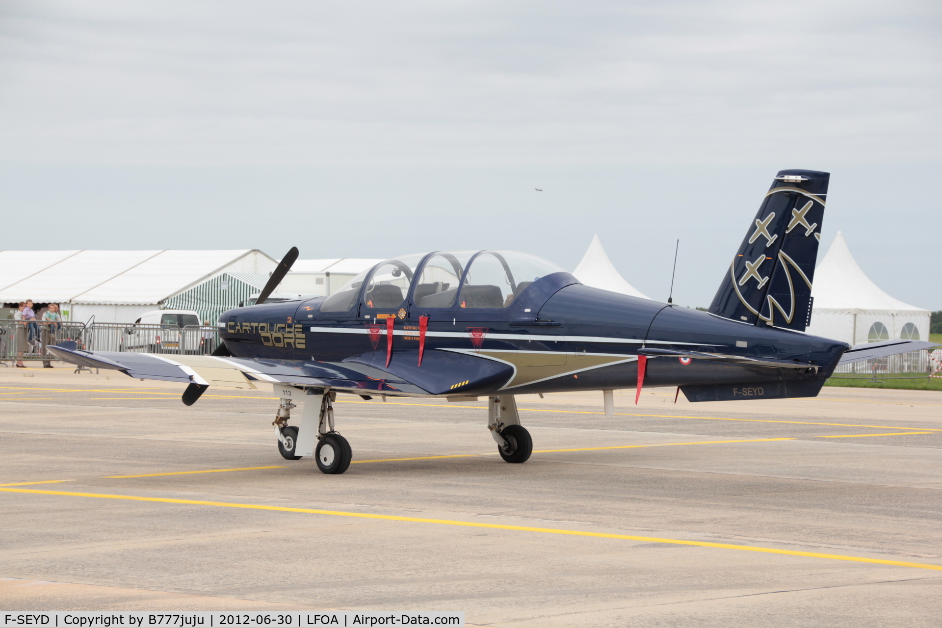 F-SEYD, Socata TB-30 Epsilon C/N 113, at Avord AirShow 2012