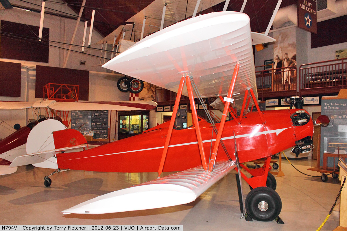 N794V, 1931 Fleet Model 7 C/N 375, At Pearson Airport Museum , Vancouver , WA , USA