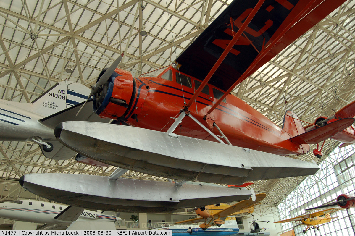 N1477, 1927 Waco 10 C/N 898, At the Museum of Flight, Seattle