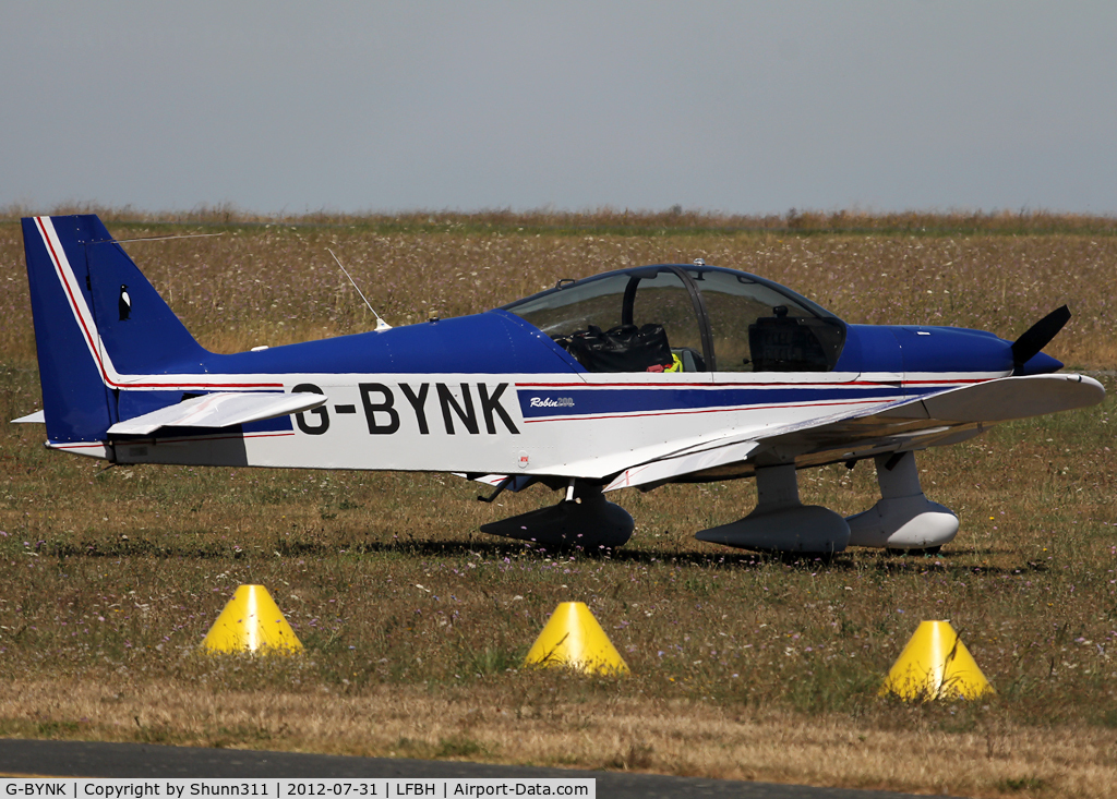 G-BYNK, 1999 Robin HR-200-160 C/N 338, Parked in the grass...