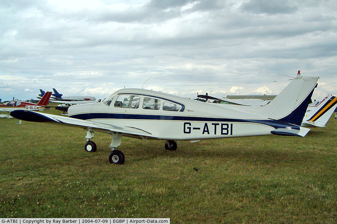 G-ATBI, 1965 Beech A23 C/N M-696, Seen here.