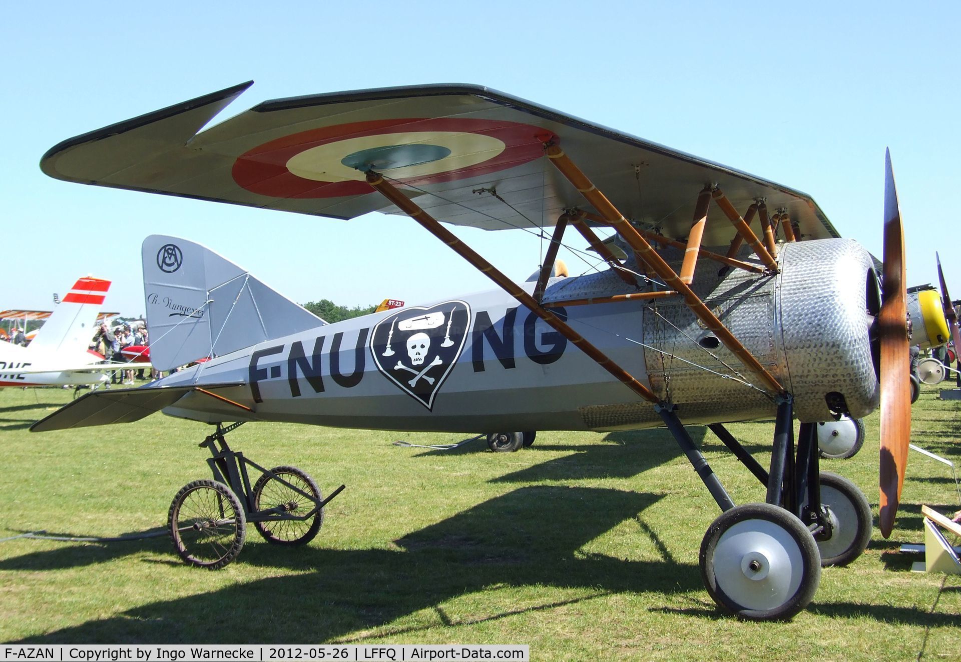 F-AZAN, 1916 Morane-Saulnier A-I Master C/N 01, Morane-Saulnier A1 replica at the Meeting Aerien 2012, La-Ferte-Alais