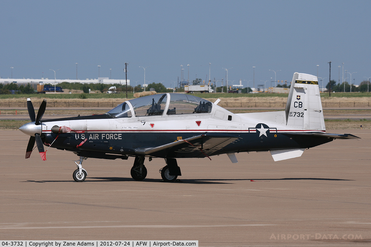 04-3732, Raytheon T-6A Texan II C/N PT-284, At Alliance Airport - Fort Worth, TX