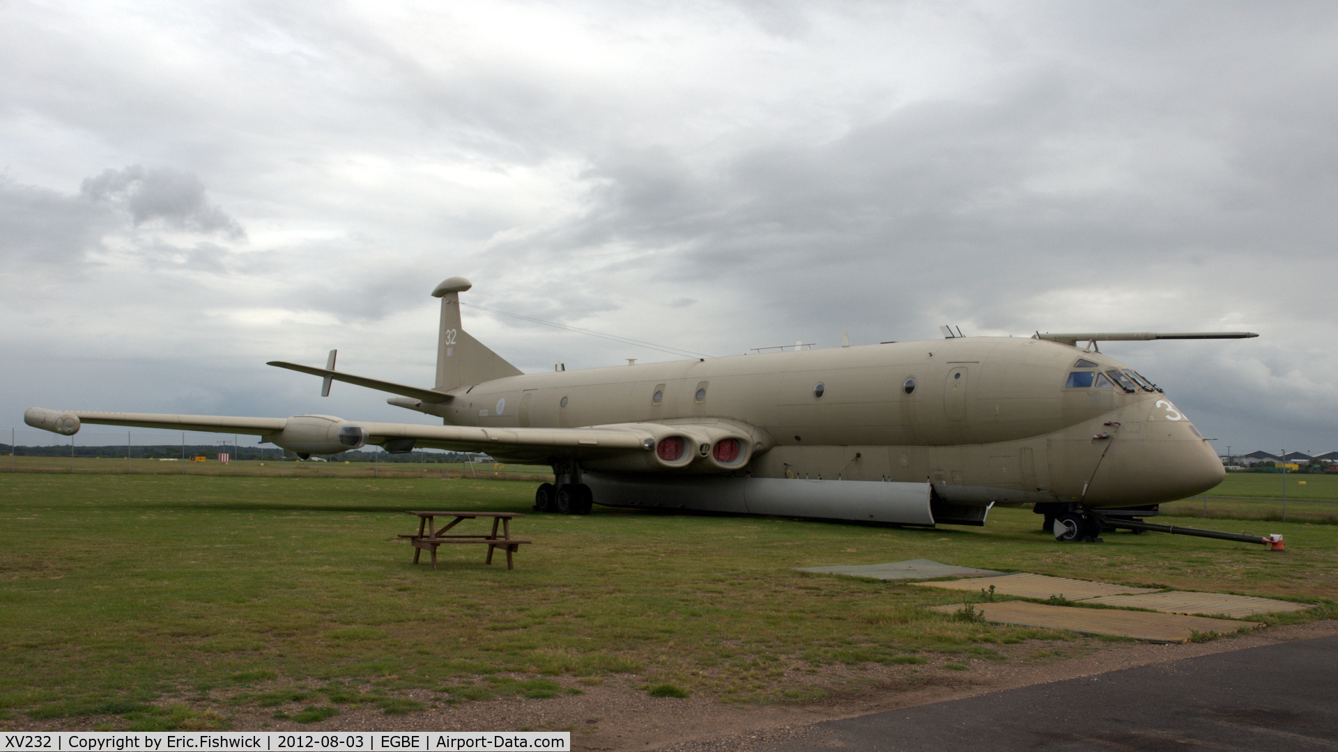 XV232, Hawker Siddeley Nimrod MR.2 C/N 8007, 3. XV232 Now at Airbase, Coventry Airport West.