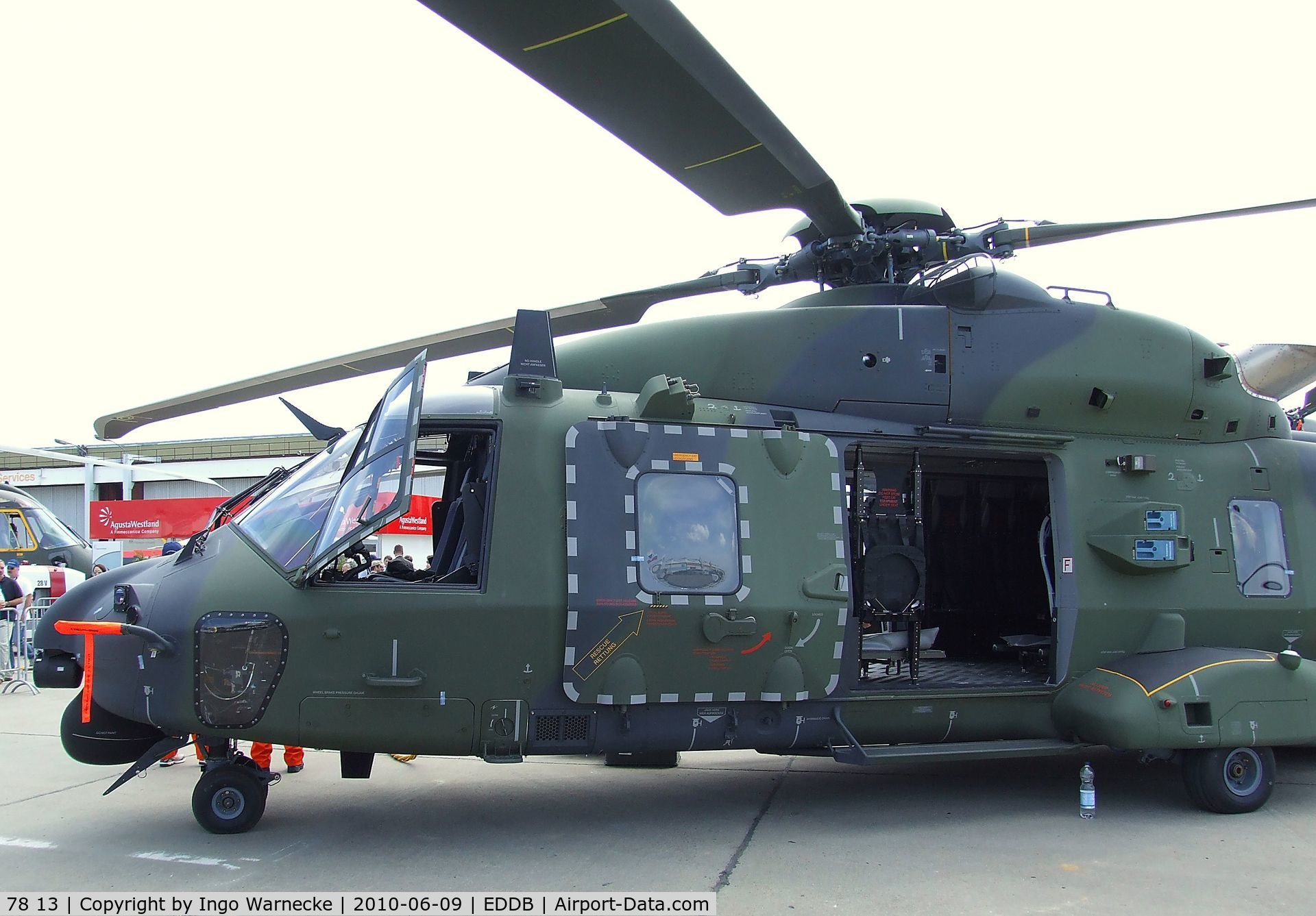 78 13, NHI NH-90 TTH Caiman C/N 1065/TGEA13, NHI NH90 TTH of the Heeresflieger (German Army Aviation) at ILA 2010, Berlin