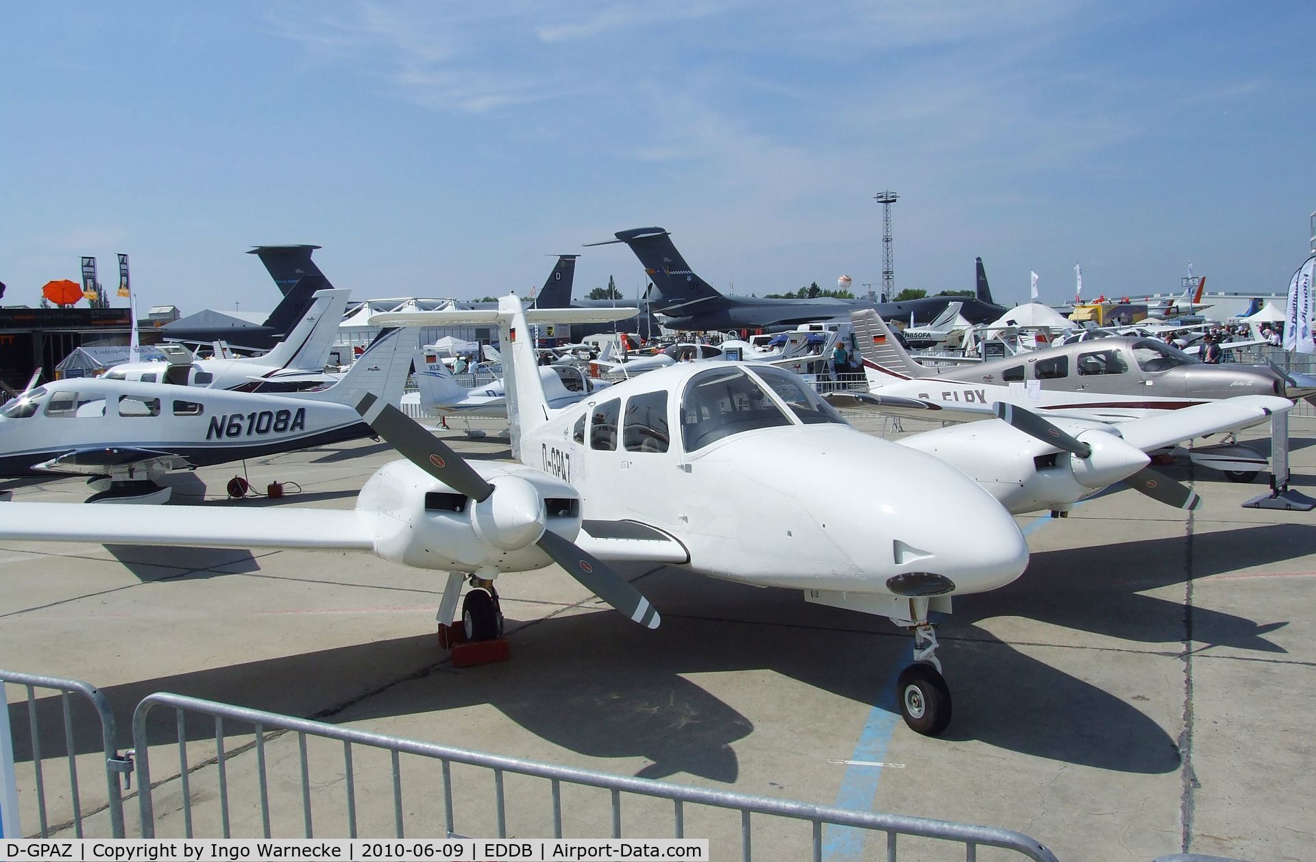 D-GPAZ, 2009 Piper PA-44-180 Seminole C/N 44-96273, Piper PA-44-180 Seminole at ILA 2010, Berlin