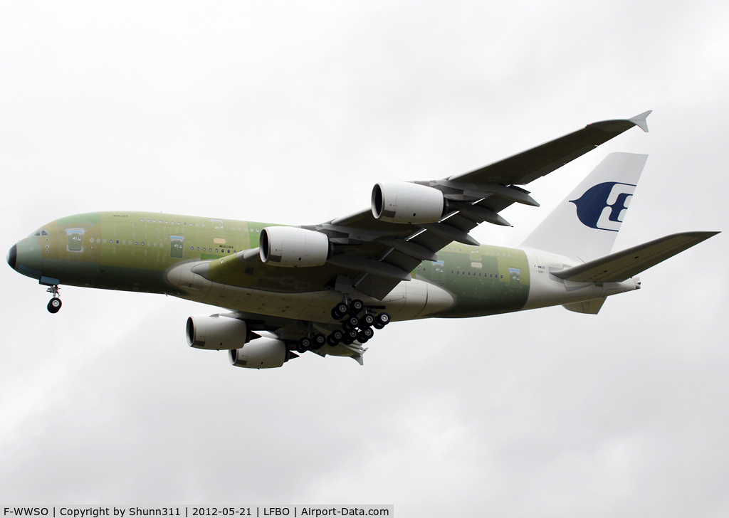 F-WWSO, 2012 Airbus A380-841 C/N 089, C/n 0089 - For Malaysia Airlines and first new tail c/s...