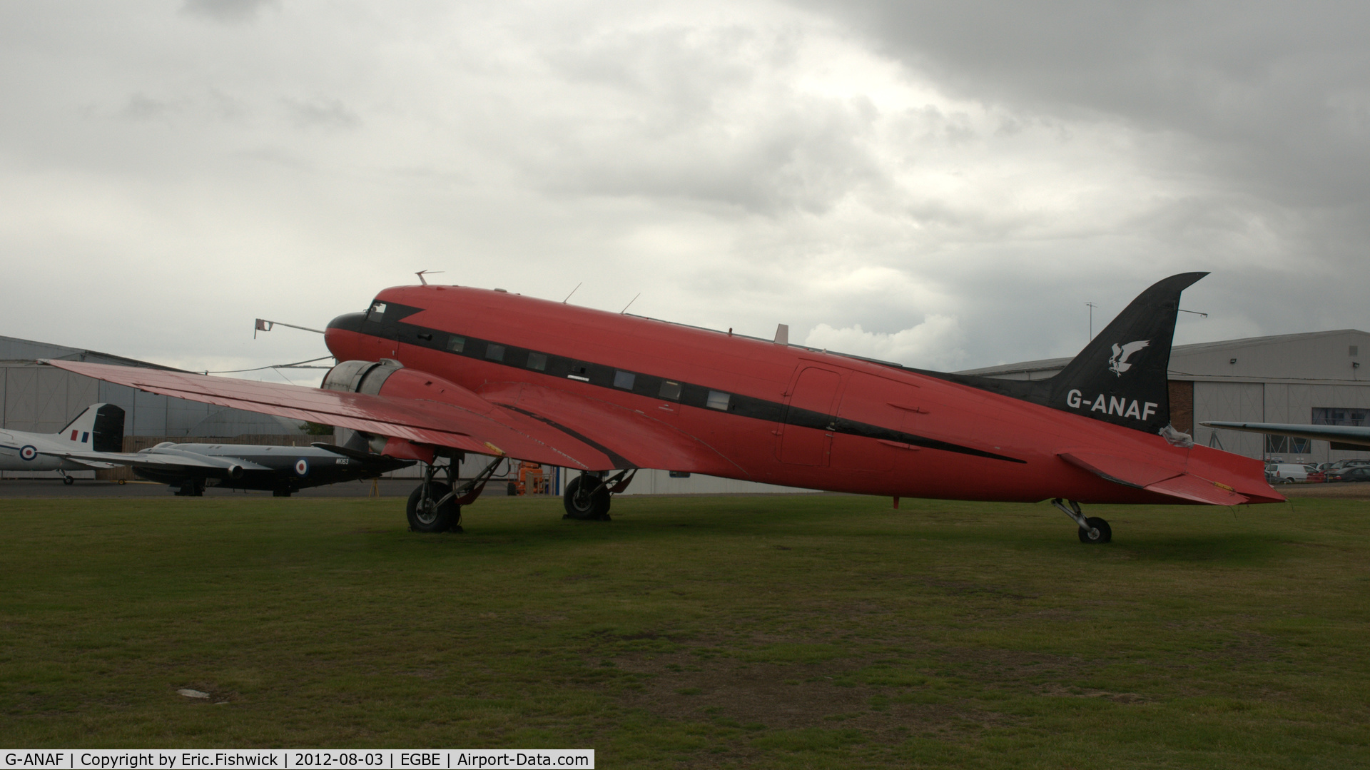 G-ANAF, 1944 Douglas DC-3C-R-1830-90C (C-47B) C/N 33436, 1. G-ANAF Now at Airbase, Coventry Airport West.