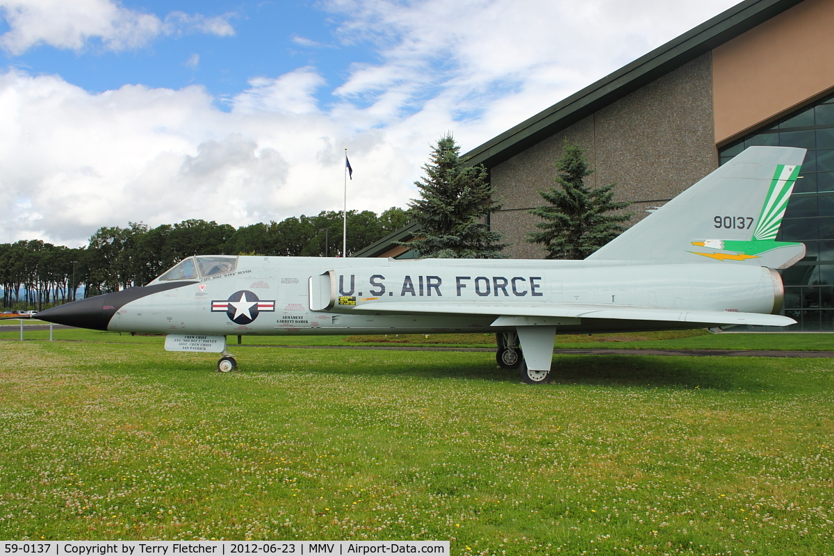 59-0137, 1959 Convair F-106A Delta Dart C/N 8-31-26, At Evergreen Air and Space Museum , McMinnville , Oregon , USA