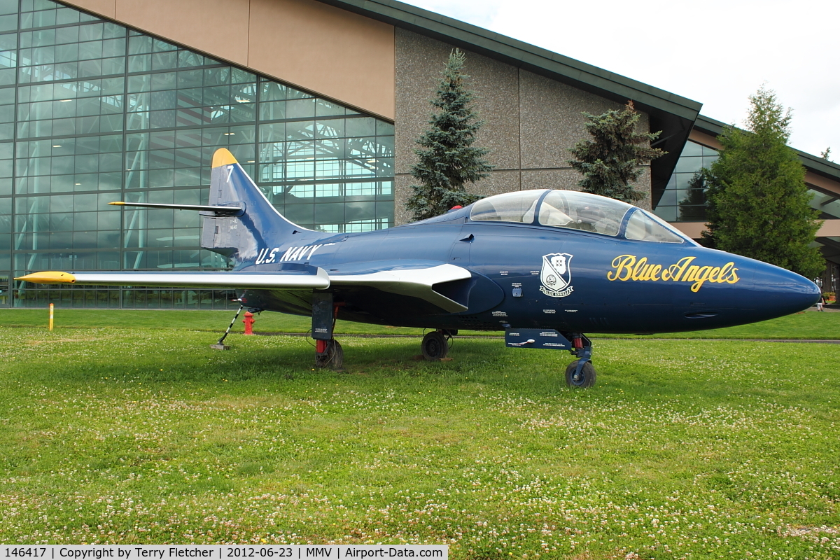 146417, Grumman TF-9J Cougar C/N 231, At Evergreen Air & Space Museum