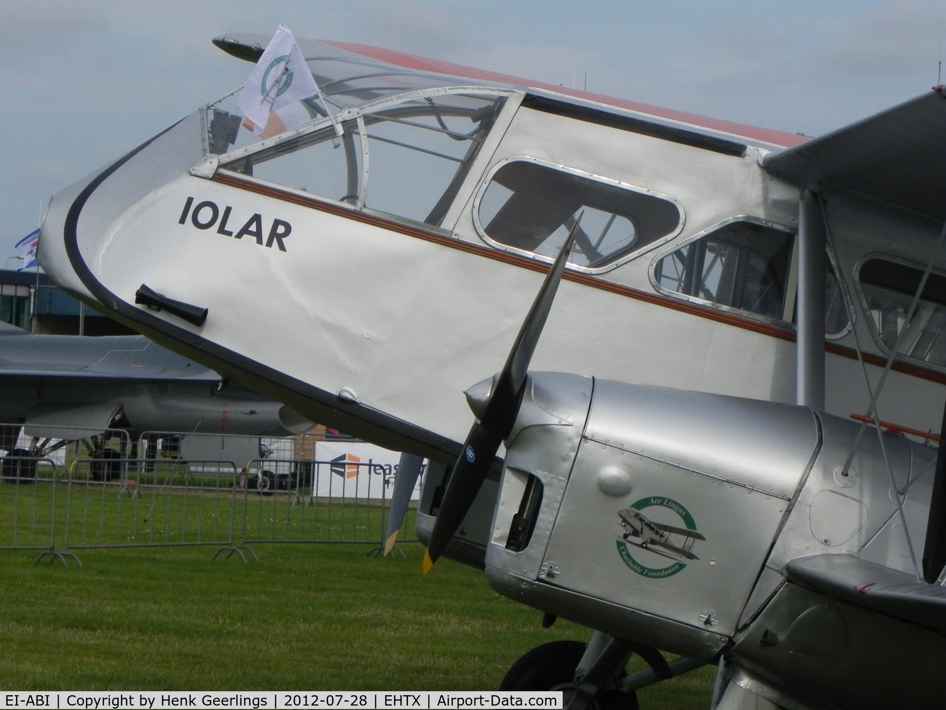 EI-ABI, 1936 De Havilland DH-84 Dragon 2 C/N 6105, Texel Airshow , 28 July 2012