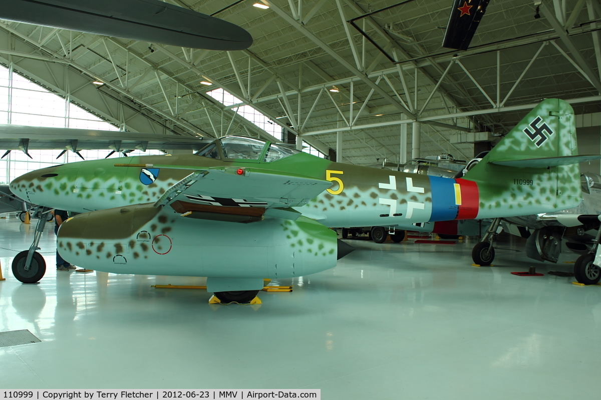 110999, Messerschmitt Me-262A-1c Schwalbe Replica C/N Not found 110999, At Evergreen Air and Space Museum