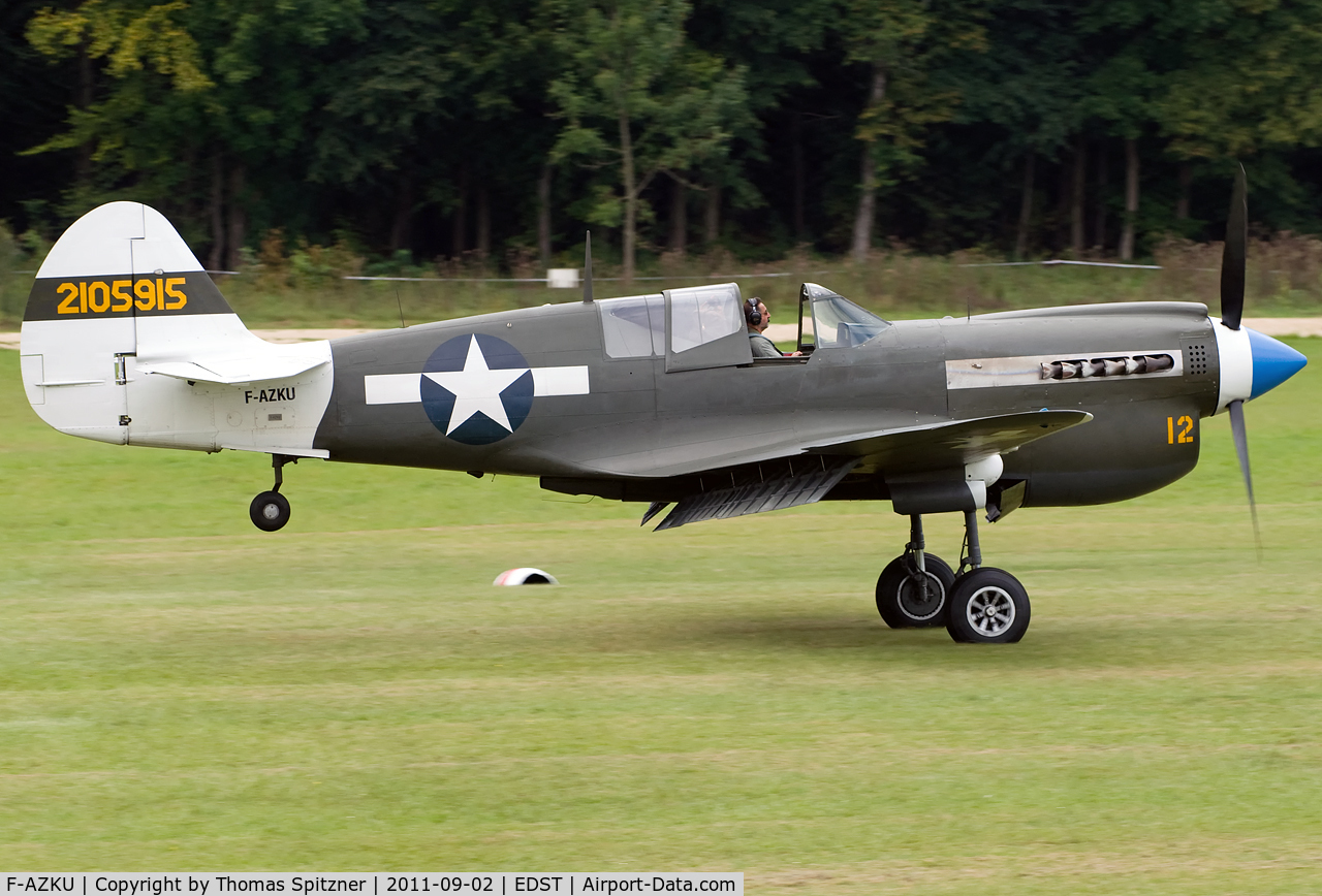 F-AZKU, 1942 Curtiss P-40N Warhawk C/N 29677, OTT2011