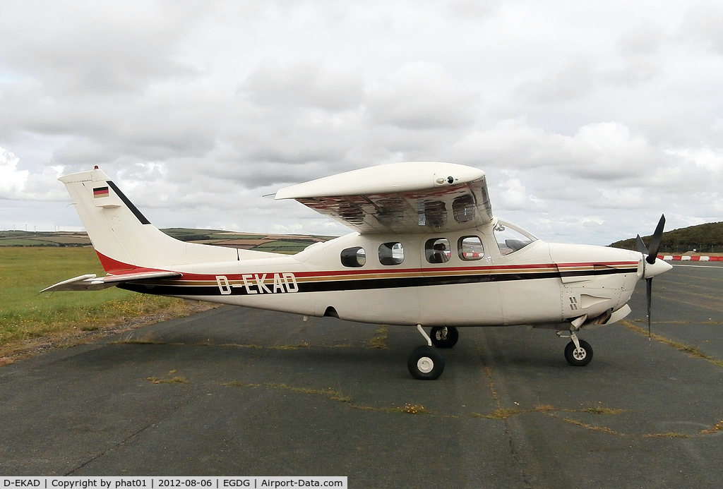 D-EKAD, Cessna 210 Centurion C/N P210-00644, Weekend visitor