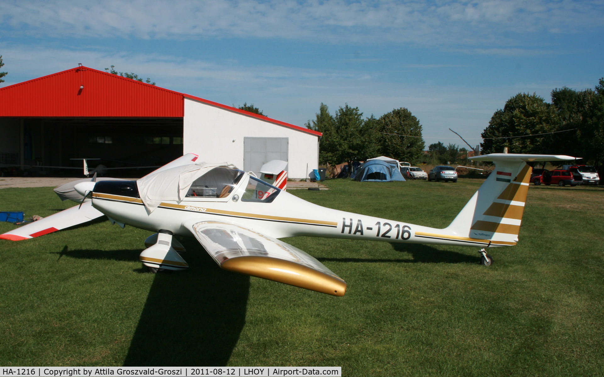 HA-1216, 1984 Hoffmann H-36 Dimona C/N 3666, Ocseny Airport, Hungary LHOY - 21st Gemenc Cup and 56 Hungarian National Gliding Championships