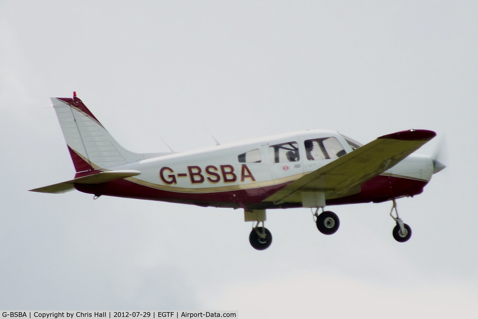 G-BSBA, 1980 Piper PA-28-161 Cherokee Warrior II C/N 28-8016041, Falcon Flying Services