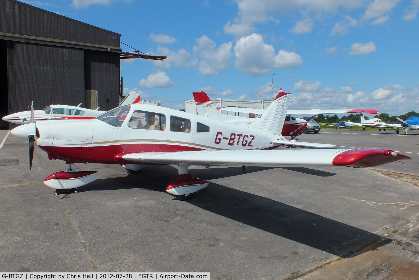 G-BTGZ, 1977 Piper PA-28-181 Cherokee Archer II C/N 28-7890160, privately owned