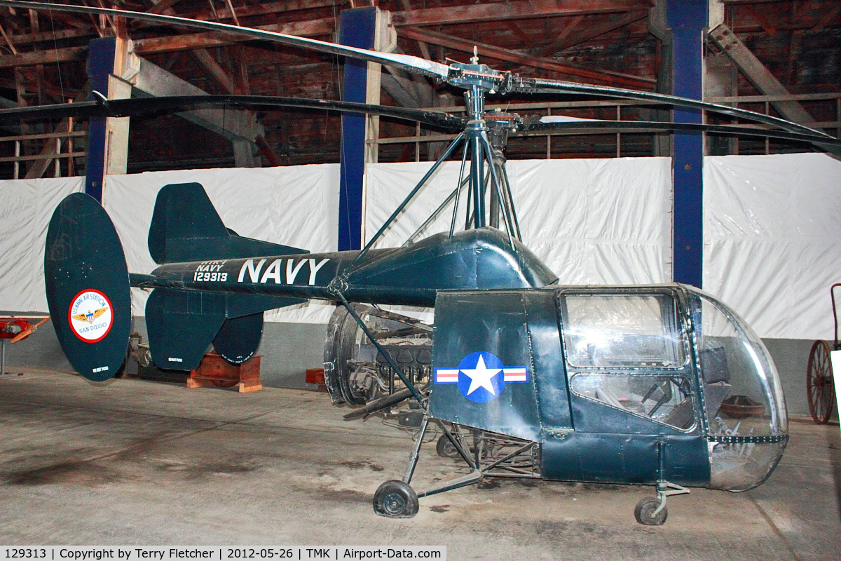 129313, Kaman HTK-1/TH-43A C/N 4-22, At Tillamook Air Museum , Oregon