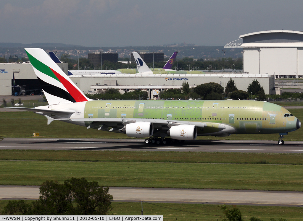F-WWSN, 2012 Airbus A380-861 C/N 0109, C/n 0109 - For Emirates as A6-EEB