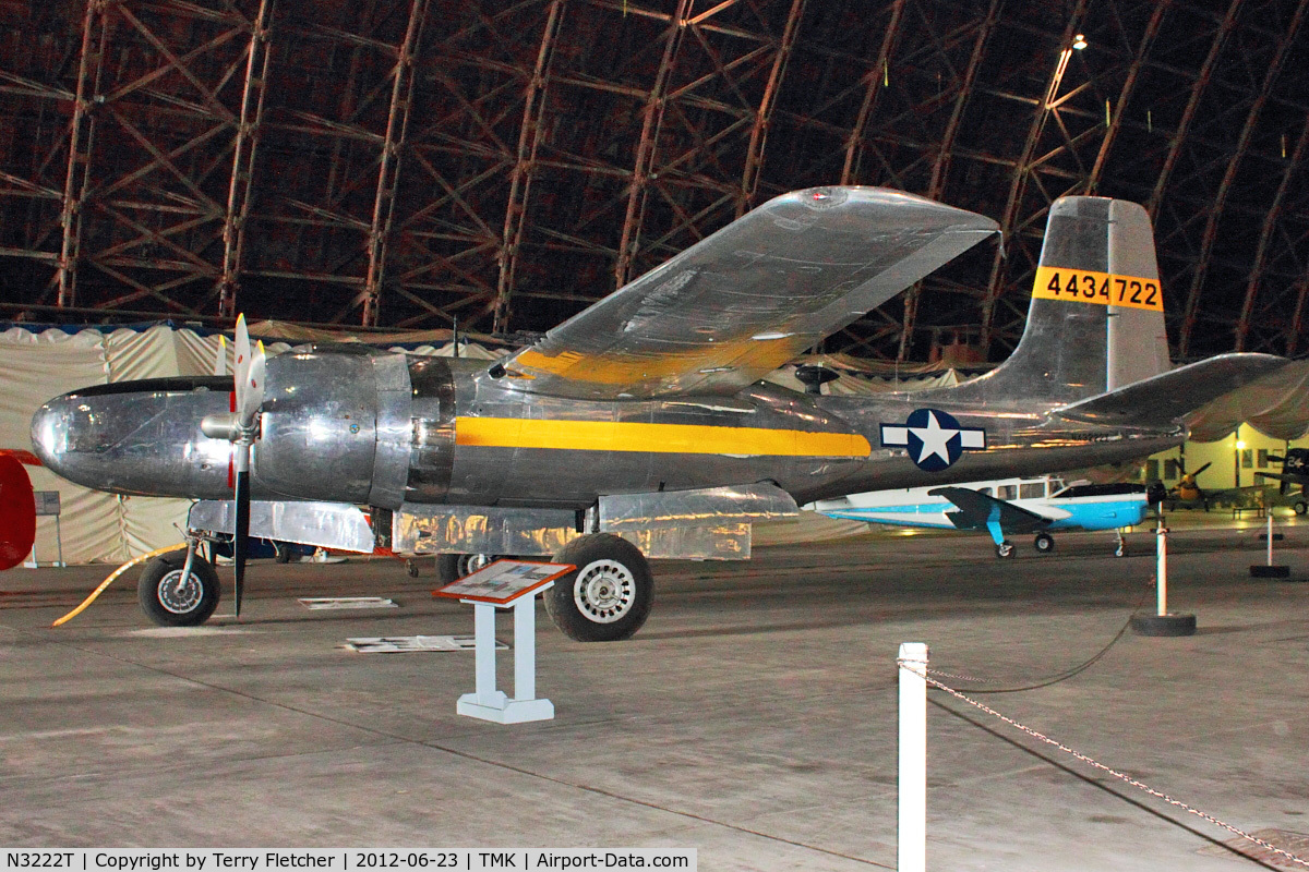 N3222T, 1944 Douglas B-26B C/N 28001, At Tillamook Air Museum , Oregon