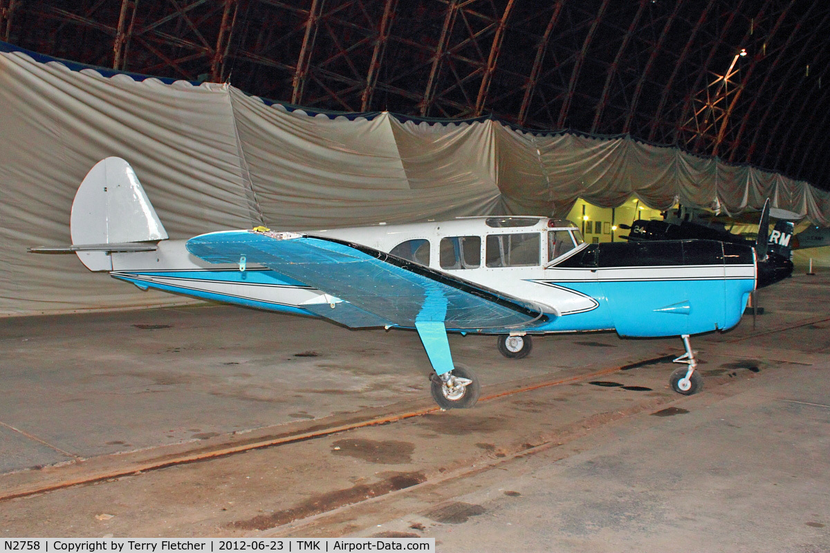 N2758, Nord 1101 Noralpha C/N 175, At Tillamook Air Museum , Oregon
