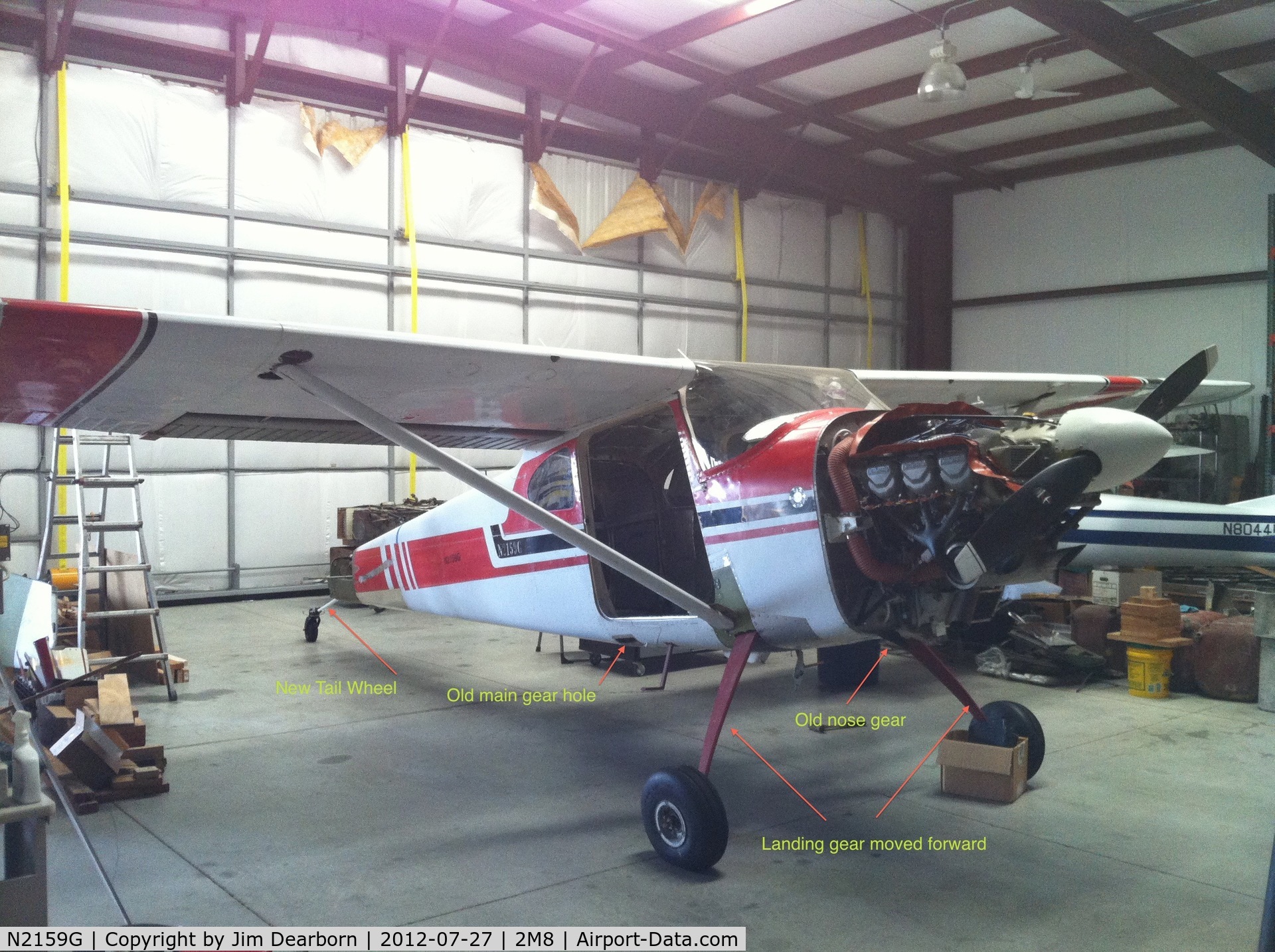 N2159G, 1958 Cessna 182A Skylane C/N 51459, 2159G gets a tailwheel! Now a C-182A TW