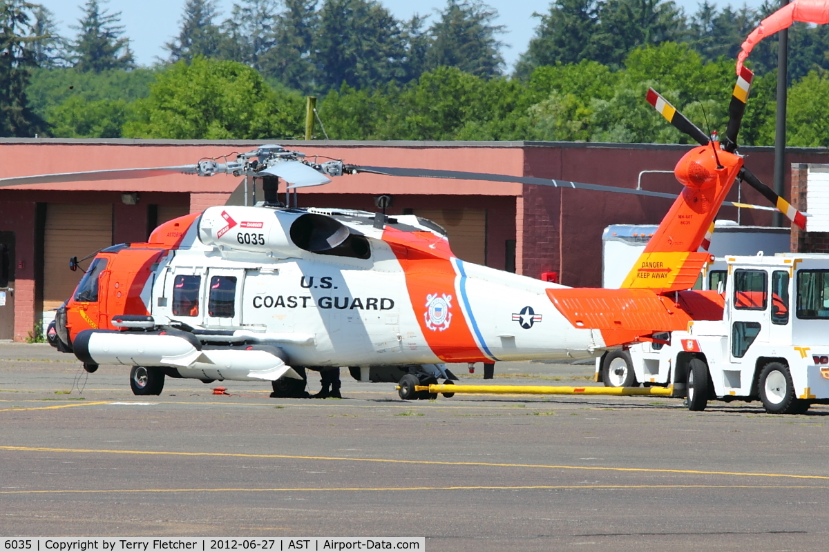 6035, Sikorsky HH-60J Jayhawk C/N 70.1956, At Astoria OR